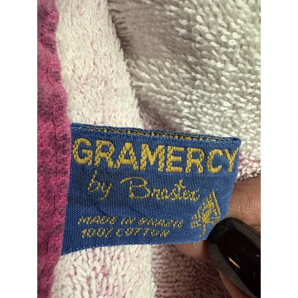 Gramercy by Braster Beach Towel 33x60 Pink Crab Shell Vintage‎